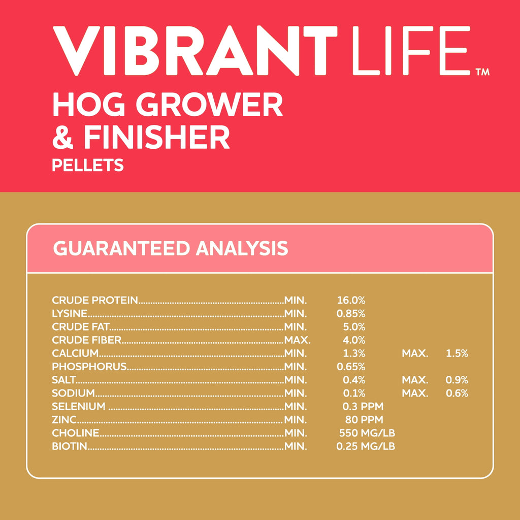 Hog Grower &amp; Finisher Pellet Feed, 40 lb Bag