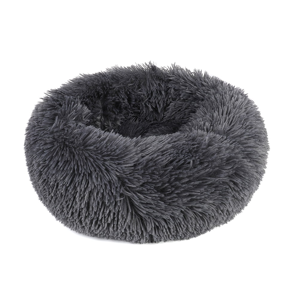 Round Plush Pet Bed for Dogs &amp; Cats, Dog Bed Sleeping Kennel Nest