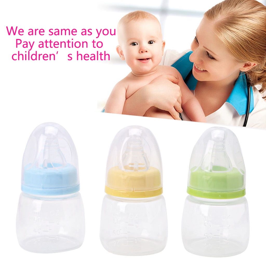 Misright 1pc 60ml 2OZ Silicone Standard Neck Baby Infant Feeding Nursing Nipple Bottle