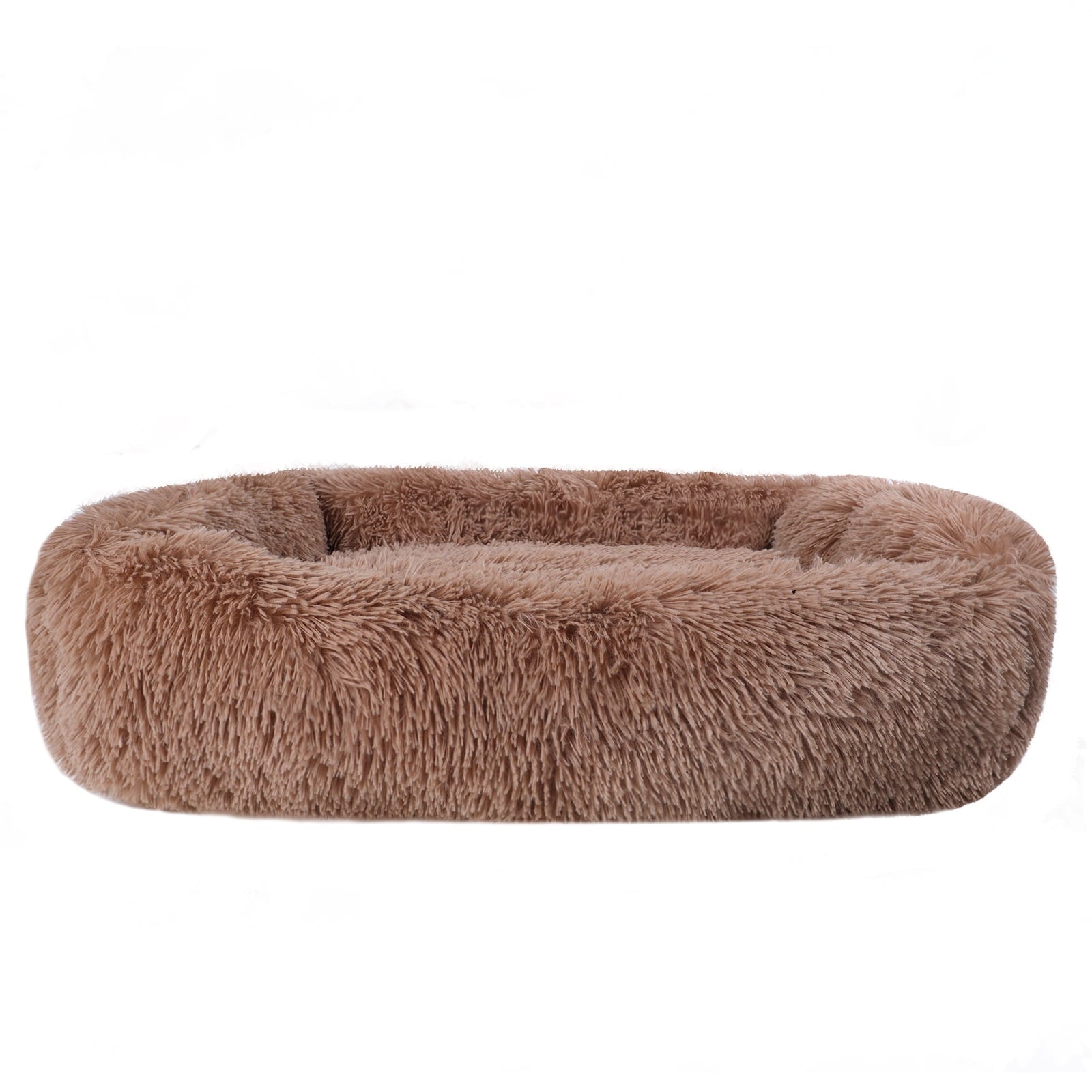 Rectangle Plush Pet Bed Bed for Dogs Cats Kennel Cuddler Crate Cushion Mat Washable