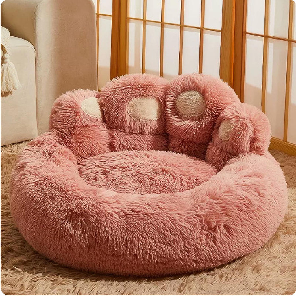 Christmas Clearance! Dog Bed And Comfy Pet Dog Bed - All Seasons Paw Shape Dog Bed Cushion