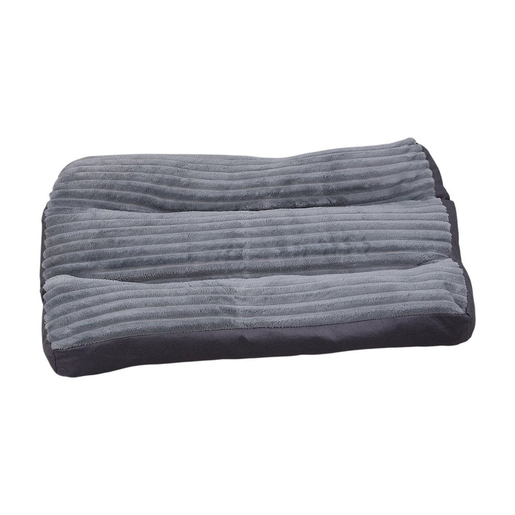 Dog Bed Washable with Removable Cover , Flannel Dog Crate Beds for Large Medium Small Dogs Cats, Pet Beds Kennel Pad 23.6 inch x 18.5 inch