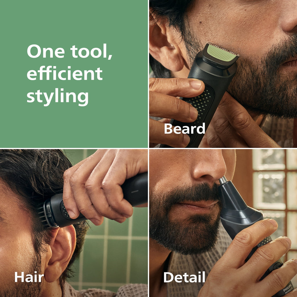 All-In-One 3000 Series 13 In 1 Trimmer, Beard Styler &amp; Men'S Hair Clipper, 9 Length Settings &amp; Self-Sharpening Skin-Friendly Blades, MG3919/50