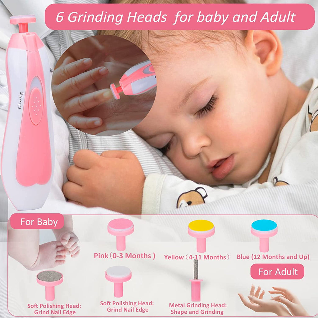 Baby Healthcare Kit, Byseng 23 in 1 Newborn Nursery Grooming Kit for Newborn Infant Toddlers Baby Boys Girls (0-3 Years+) - Blue