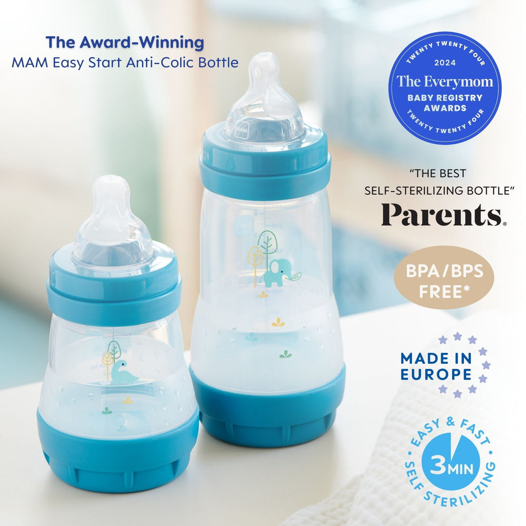 Newborn Gift Set, Pacifiers and Baby Bottles for Breastfed Babies, 'Feed &amp; Soothe' Set, White, 6-Count