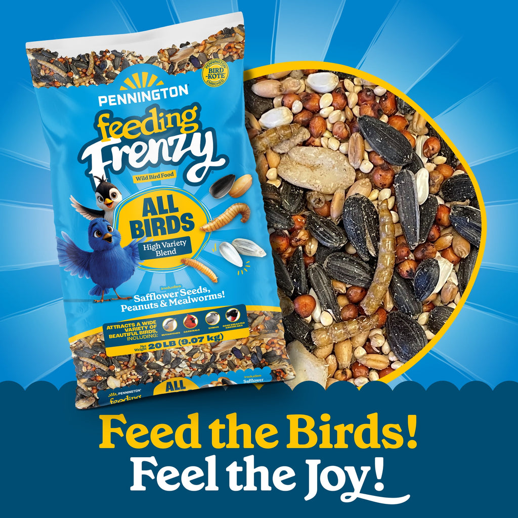 Feeding Frenzy Wild Bird Seeds, Wild Bird Food Mix, 5 lb.
