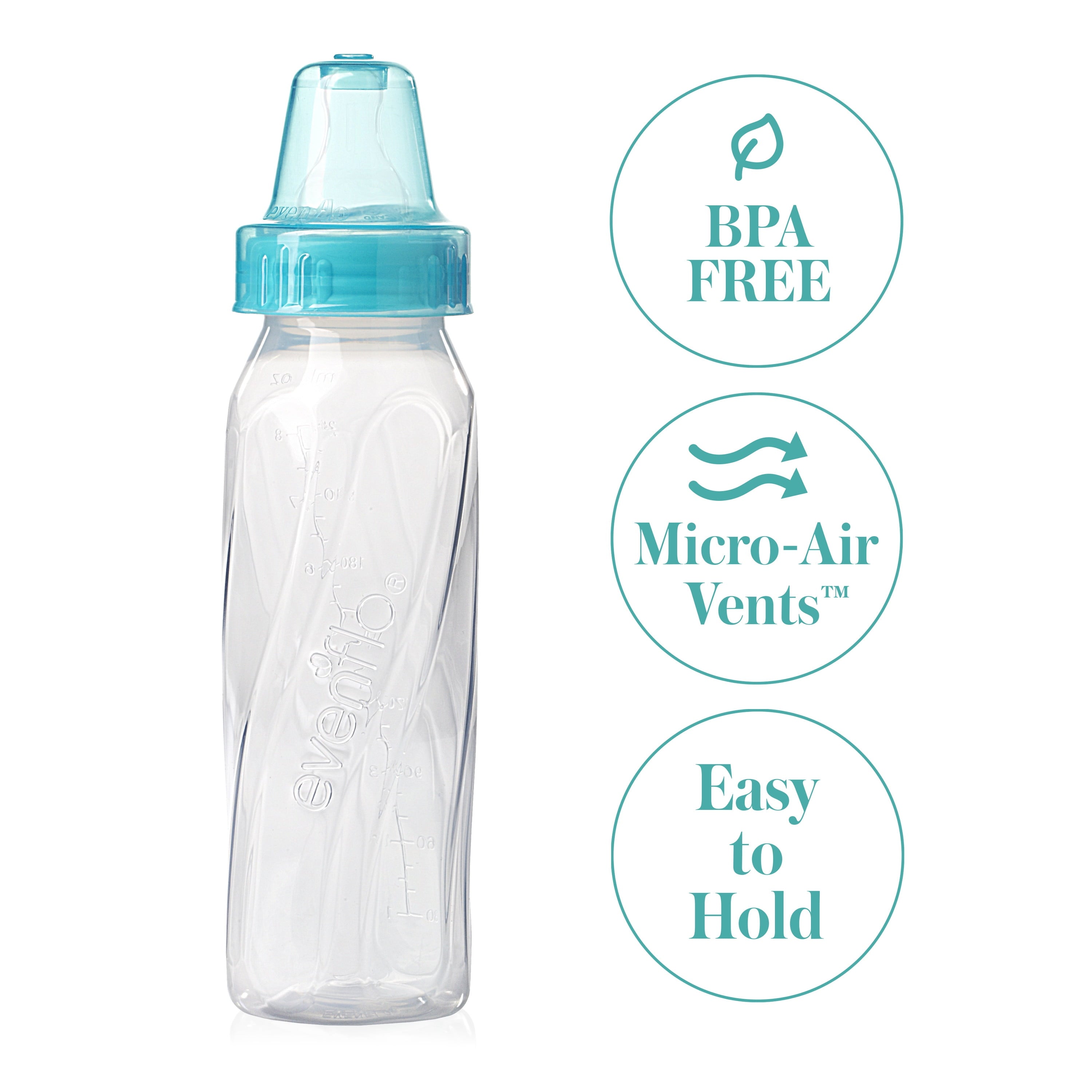 Feeding Classic Prints Baby Bottle, 8 oz, 12-Pack
