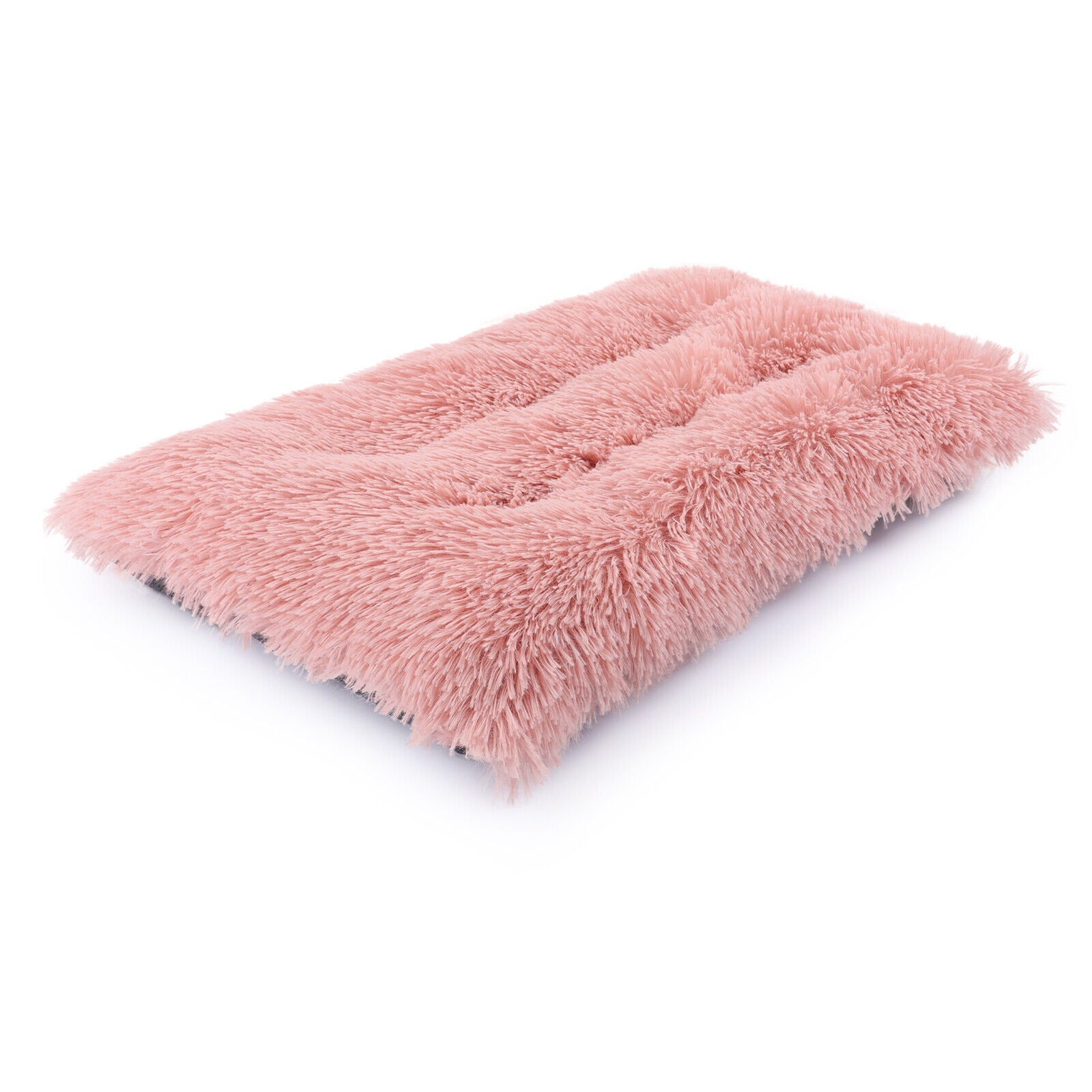 Plush Pet Bed for Dogs &amp; Cats Dog Crate Mat Mattress Pillow Bolster
