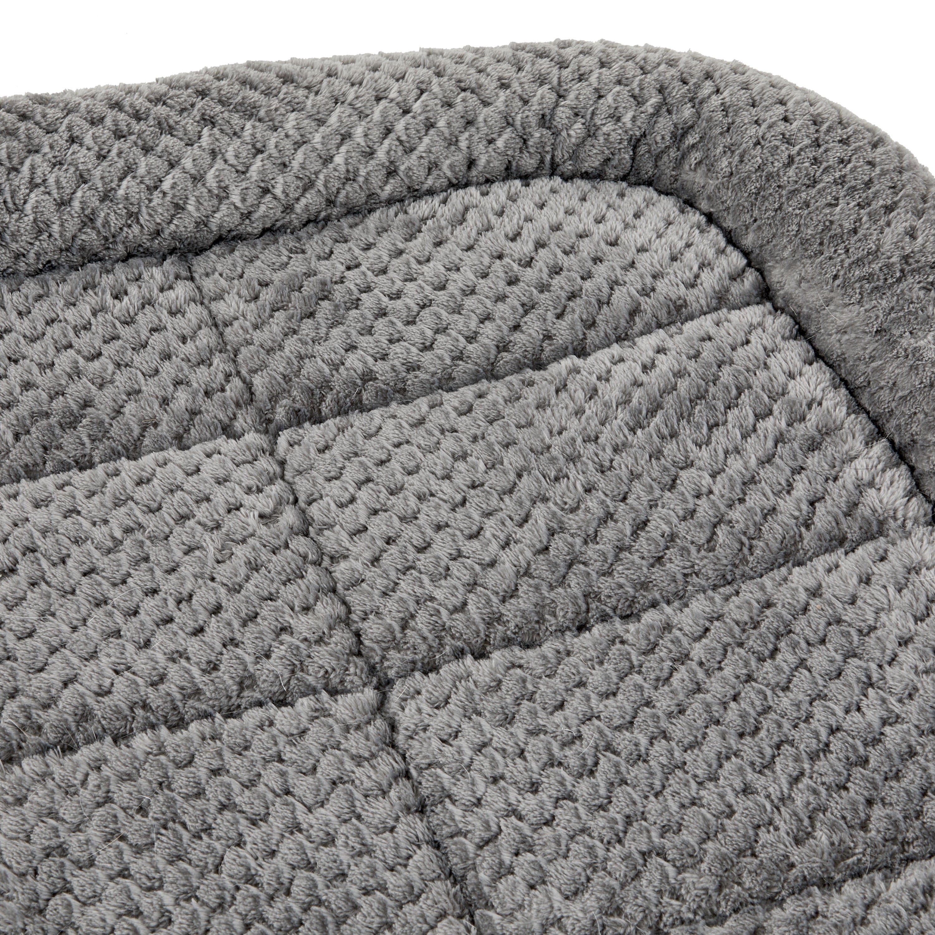 Luxe Crate Mat Pet Bed, Gray, 24 Inches