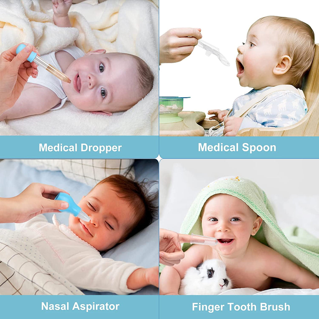 Baby Healthcare Kit, Byseng 23 in 1 Newborn Nursery Grooming Kit for Newborn Infant Toddlers Baby Boys Girls (0-3 Years+) - Blue