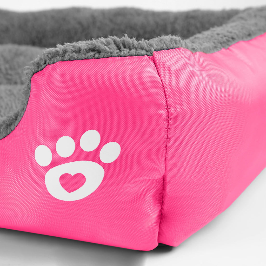 Dog Bed for Small Medium Large Dogs Puppy Cushion Kennel Pet Beds Rectangle, S