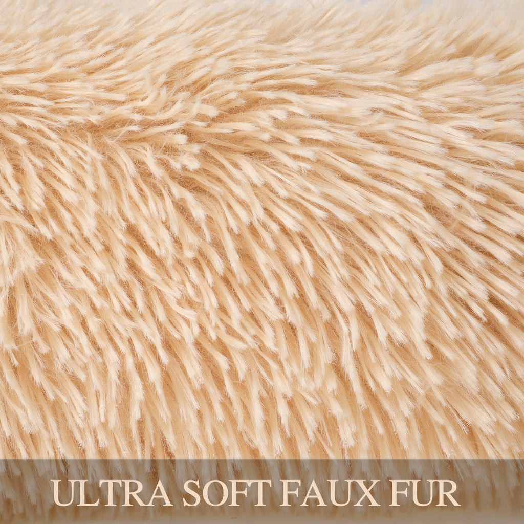 Rectangle Plush Pet Bed Bed for Dogs Cats Kennel Cuddler Crate Cushion Mat Washable