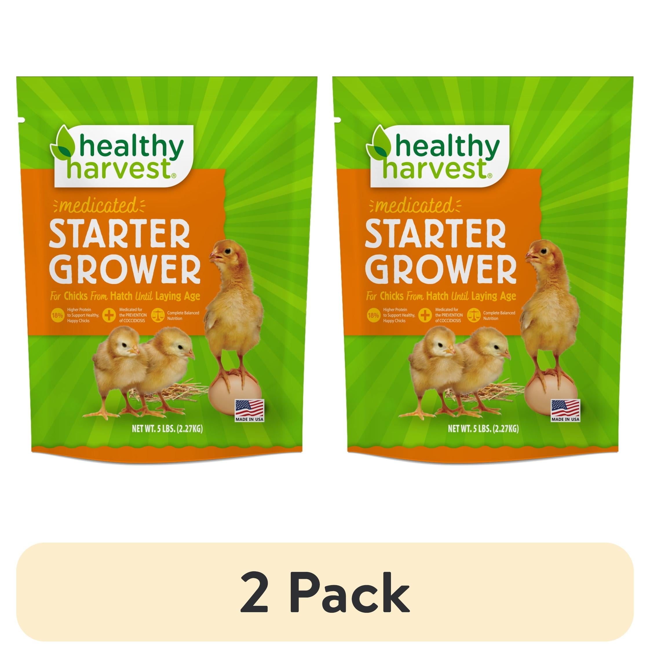 Medicated Starter Crumble Feed for Baby Chicks, 5 lb bag