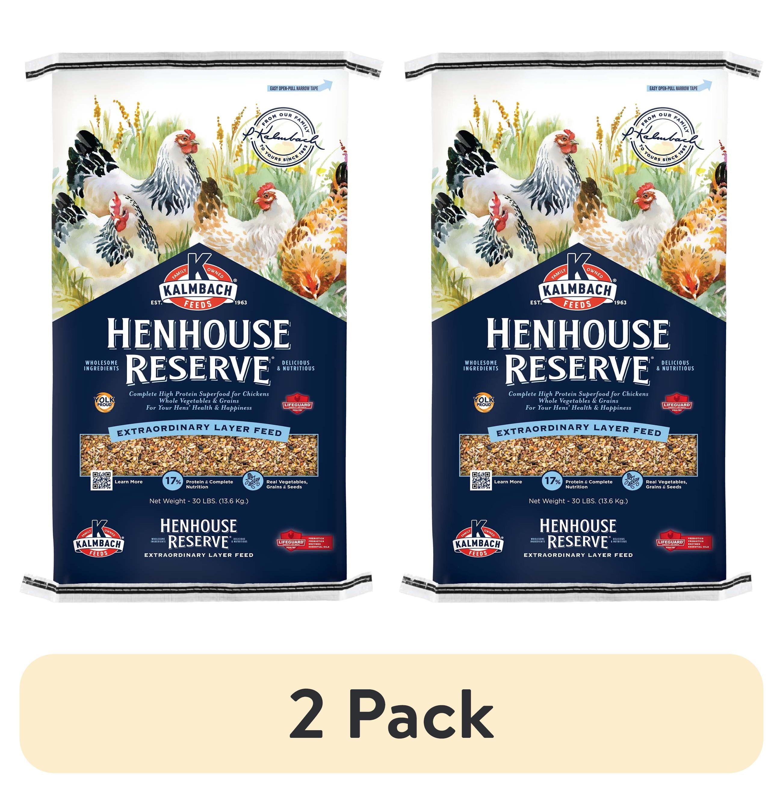 Henhouse Reserve - Extraordinary Whole Grain Layer Feed for Chickens, 30 lb