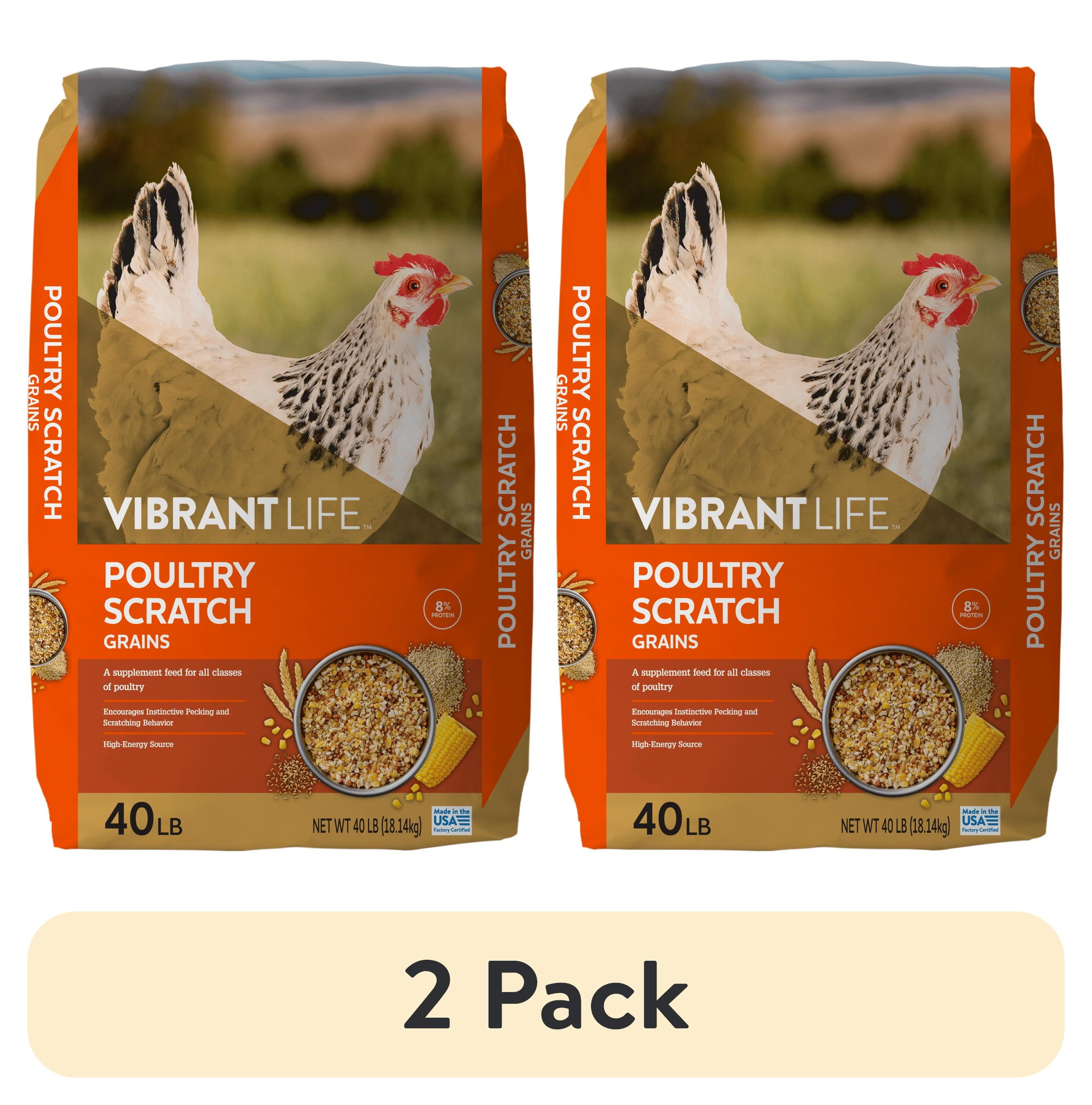 Poultry Scratch Grains, 40 lb Bag