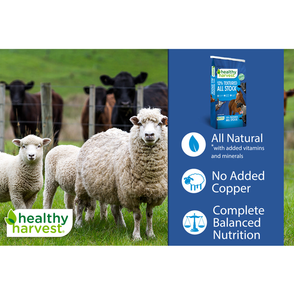 12% Textured All Stock Feed for Multiple Species of Livestock, 40 lb Bag