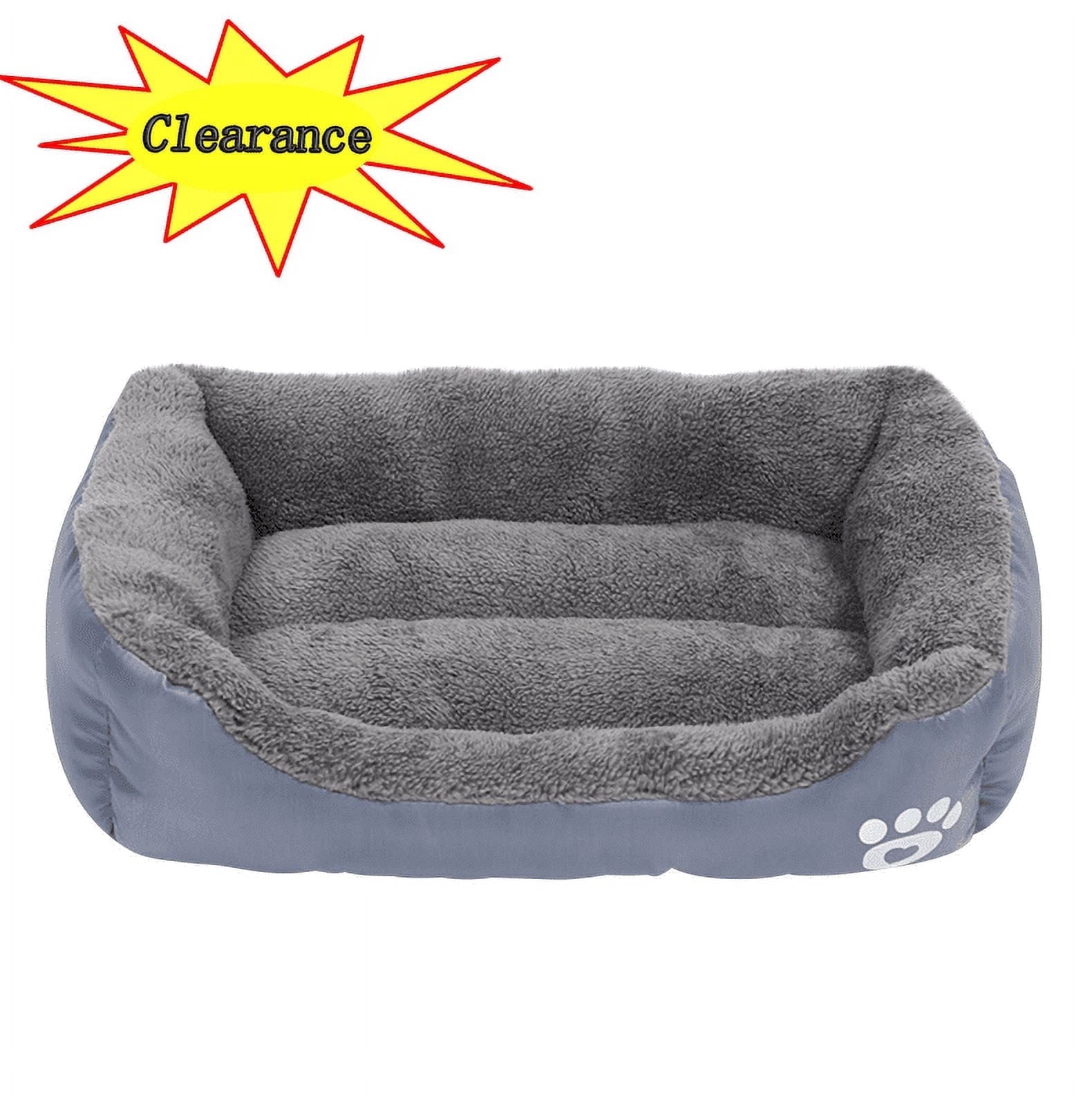 Dog Beds Large Sized Dog, Pet Winter Pet Bed Pet Supplies and Dog Sleeping Bed Gray S