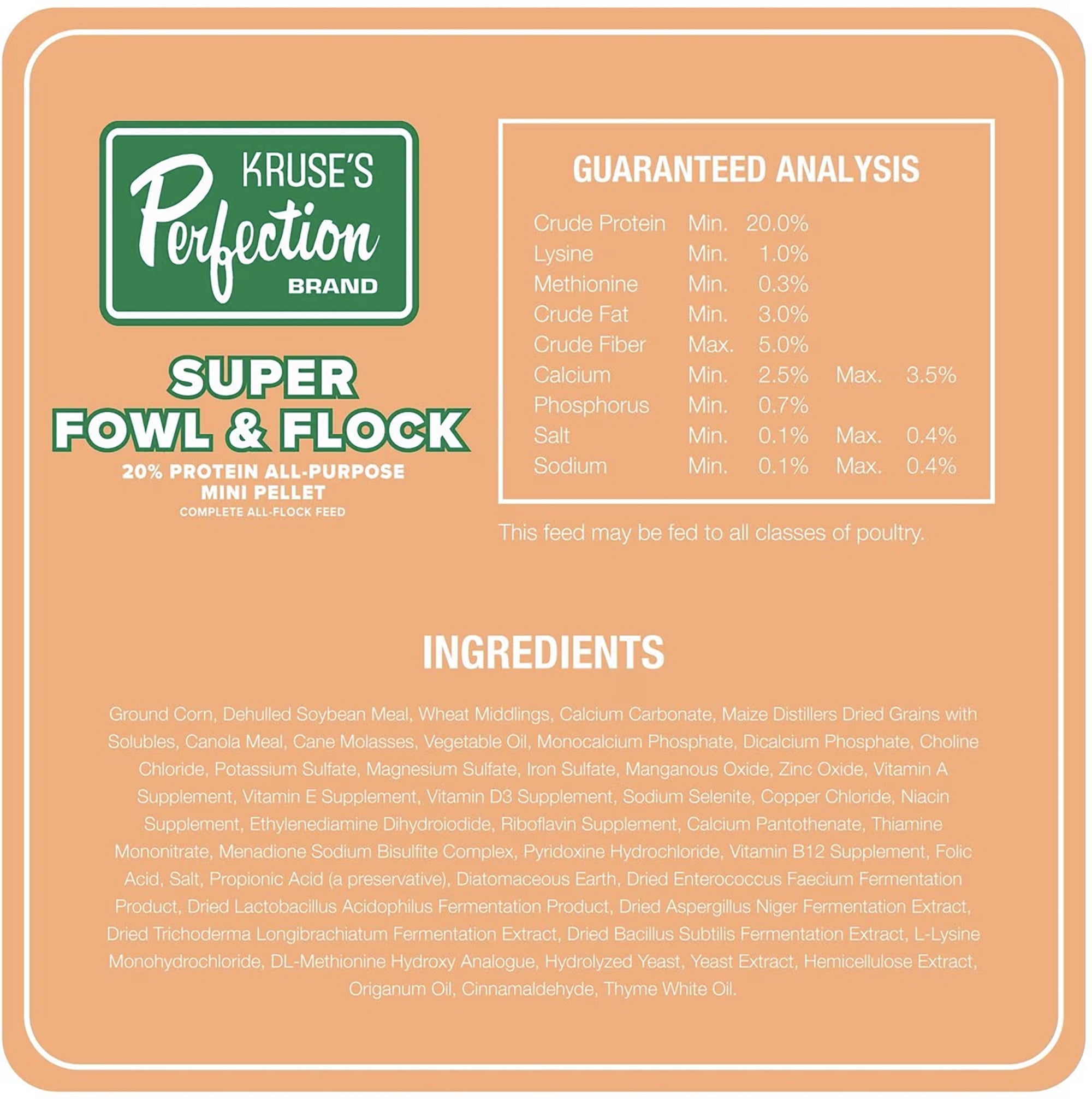 Super Fowl &amp; Flock Pellet 40 lb Bag