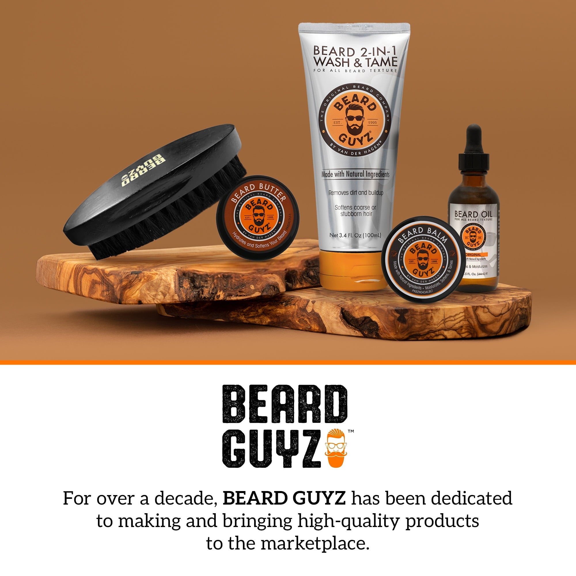 Adventurous Grooming Set, for All Beard Textures, Men, 5 Piece