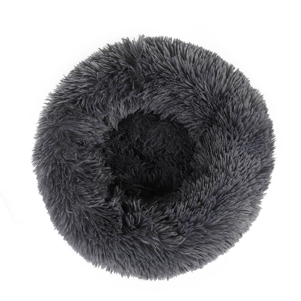 Round Plush Pet Bed for Dogs &amp; Cats, Dog Bed Sleeping Kennel Nest