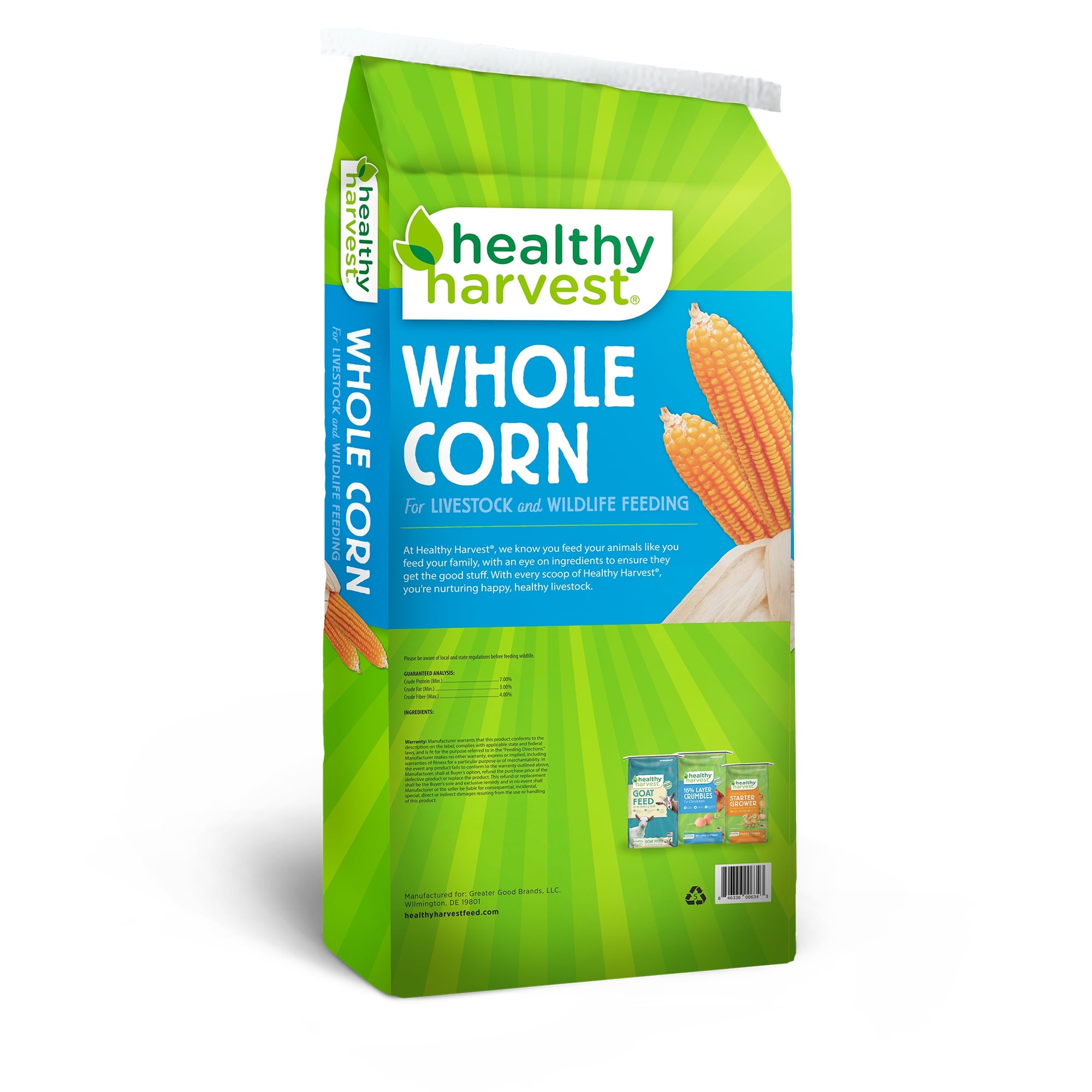 Whole Corn for Feeding Livestock and Poultry, 40 lb Bag