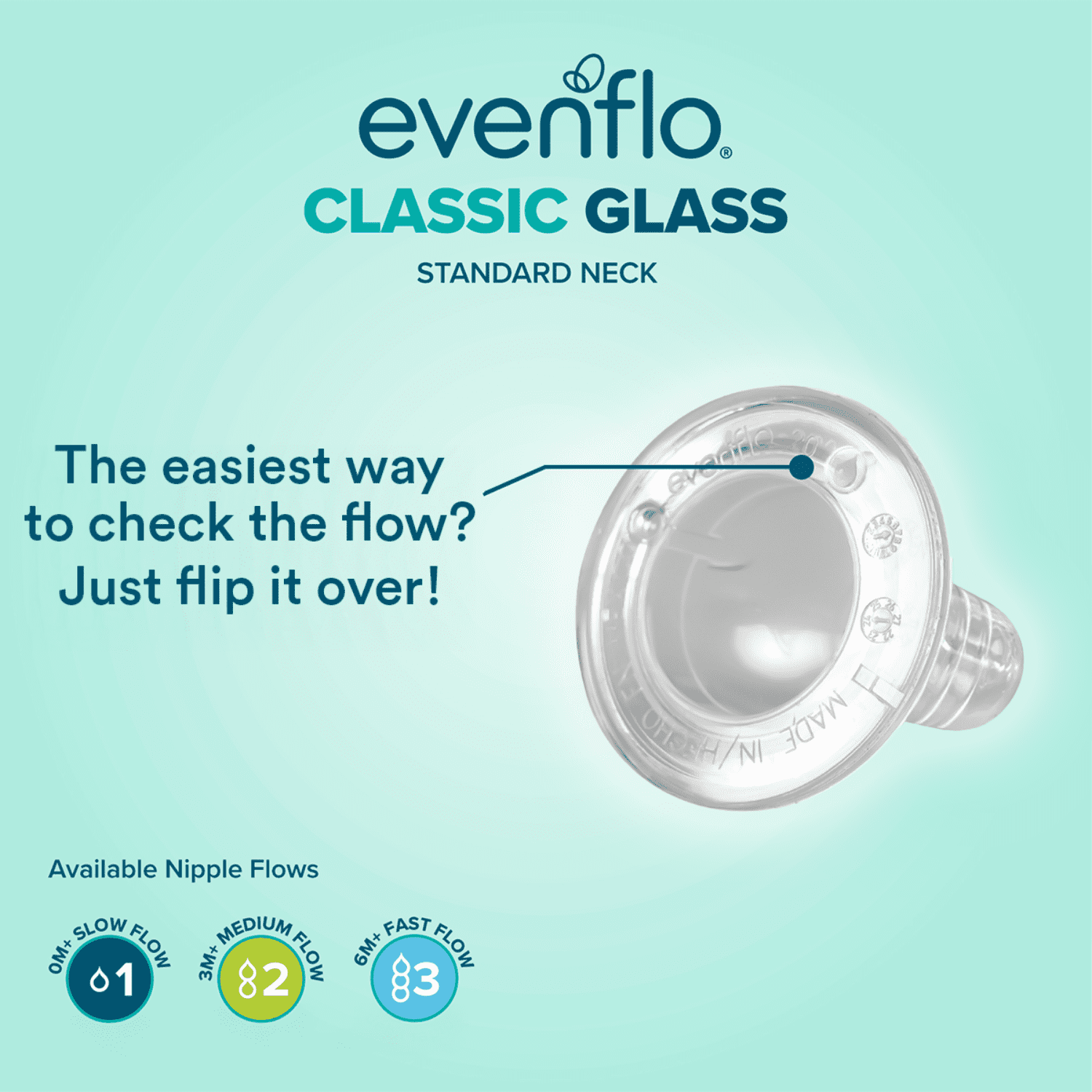 Classic Glass Baby Bottles - 8 Fl oz, Clear, 3ct