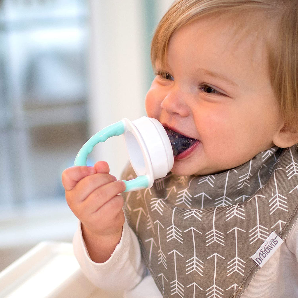 Designed to Nourish, Fresh Firsts Silicone Feeder, Solid Food Feeding, Mint, 1 Pack