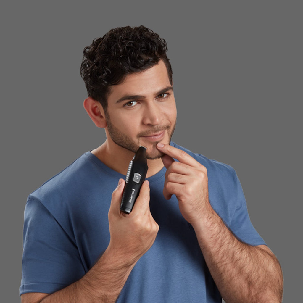 Graphite All-in-One Grooming Kit, Men's Head &amp; Body Trimmer Kit with Combs, Black