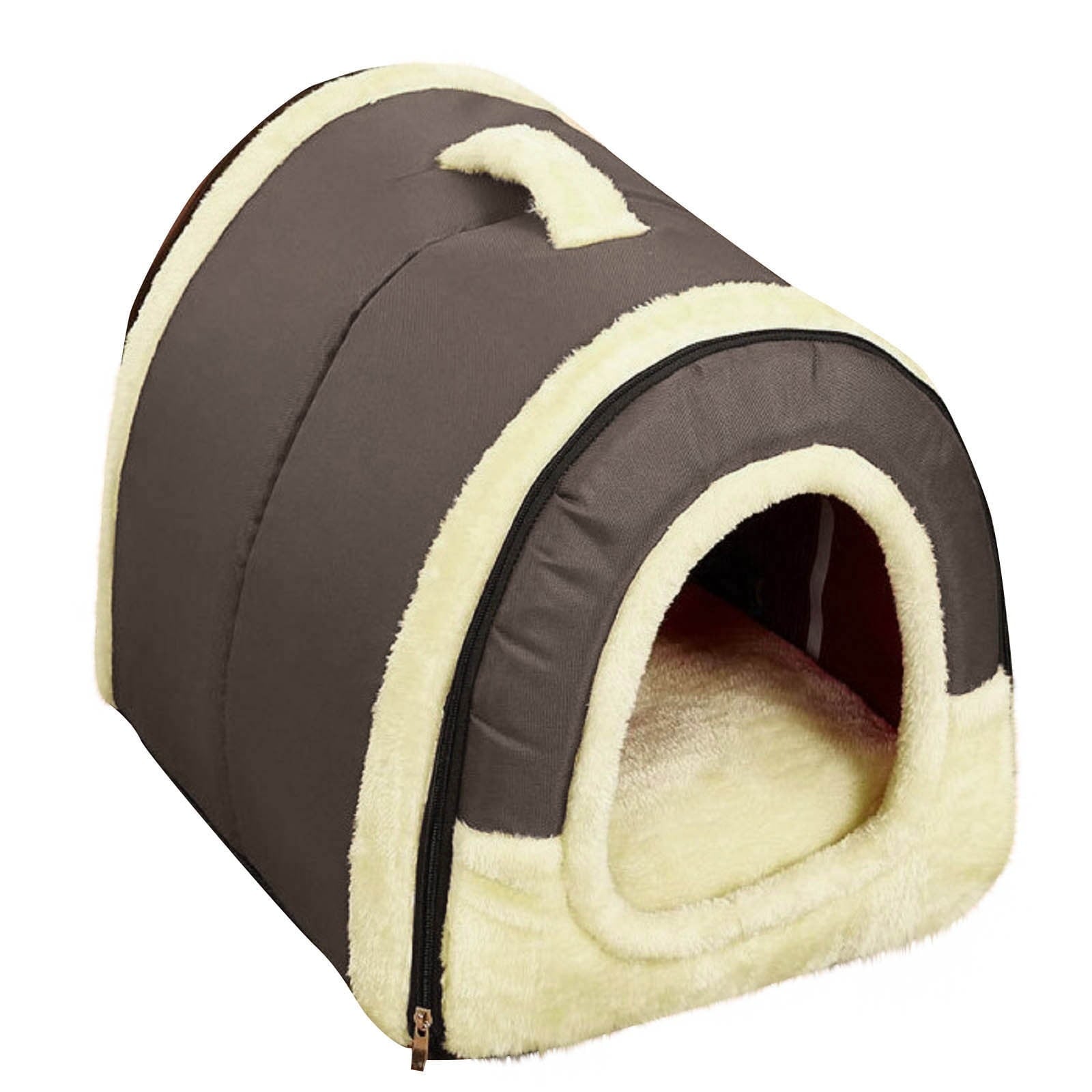 Pet Beds for Cats Clearance,Comfortable Plush Kennel Dogs Pet PV Litter Sleeping Bed