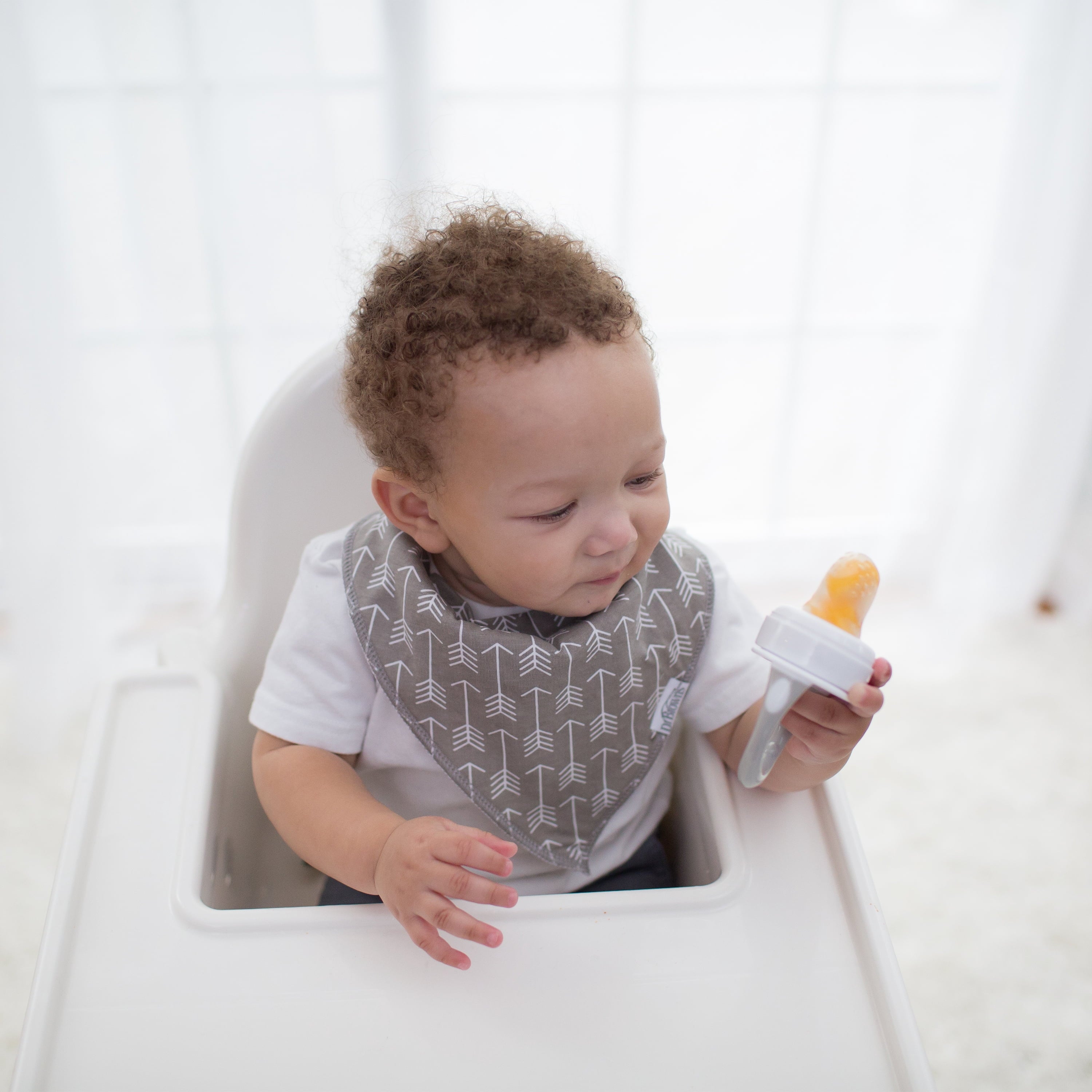Designed to Nourish, Fresh Firsts Silicone Feeder, Solid Food Feeding, Mint, 1 Pack