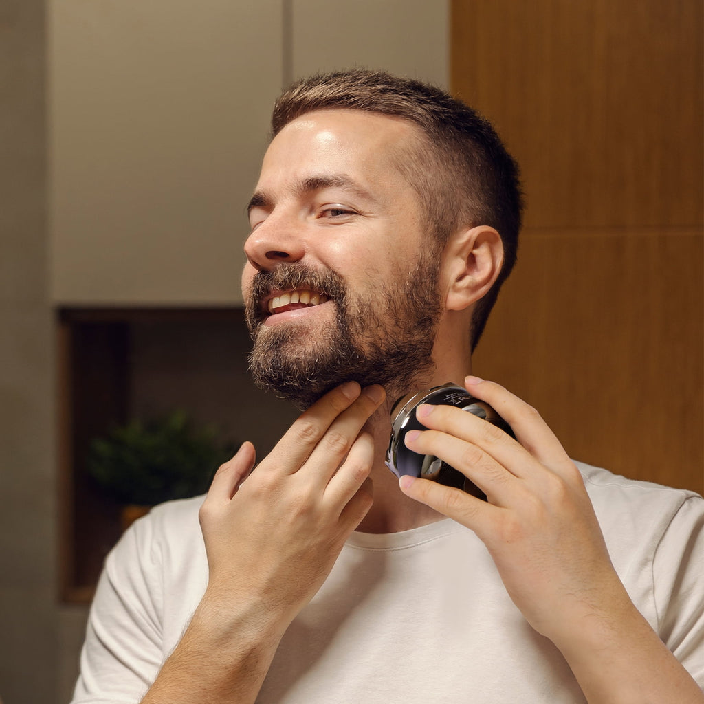 Body Hair Trimmer for Men,Manscape 3-in-1 Body Groomer Kit for Groin,IPX7 Wet/Dry Electric Shaver Razor,Grooming for Face and Body,USB &amp; Wireless Charging,Gifts for Men,Black