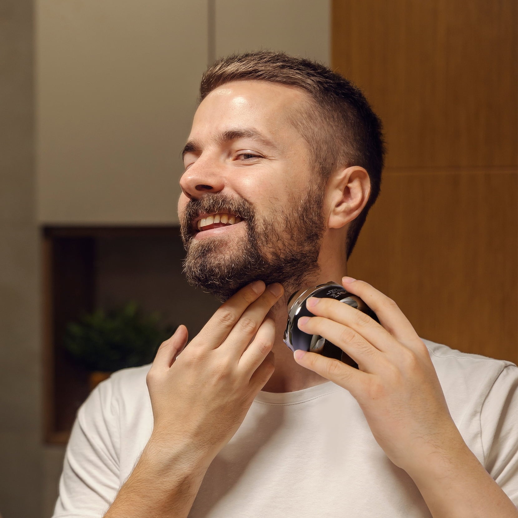 Body Hair Trimmer for Men,Manscape 3-in-1 Body Groomer Kit for Groin,IPX7 Wet/Dry Electric Shaver Razor,Grooming for Face and Body,USB &amp; Wireless Charging,Gifts for Men,Black