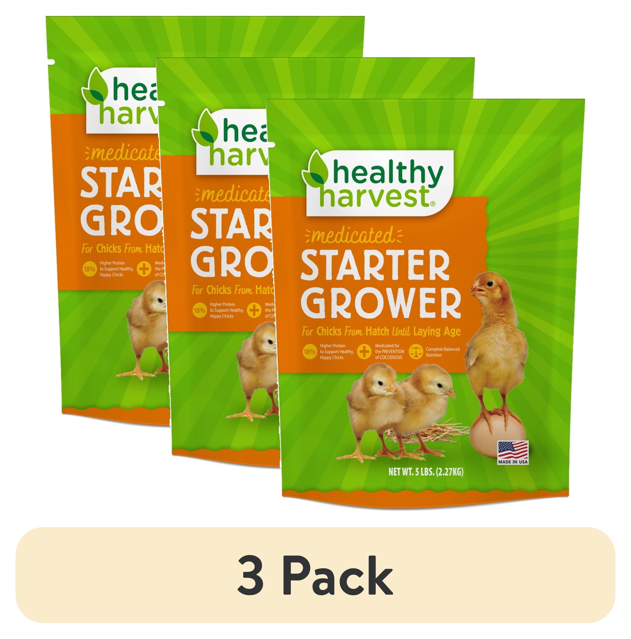 Medicated Starter Crumble Feed for Baby Chicks, 5 lb bag