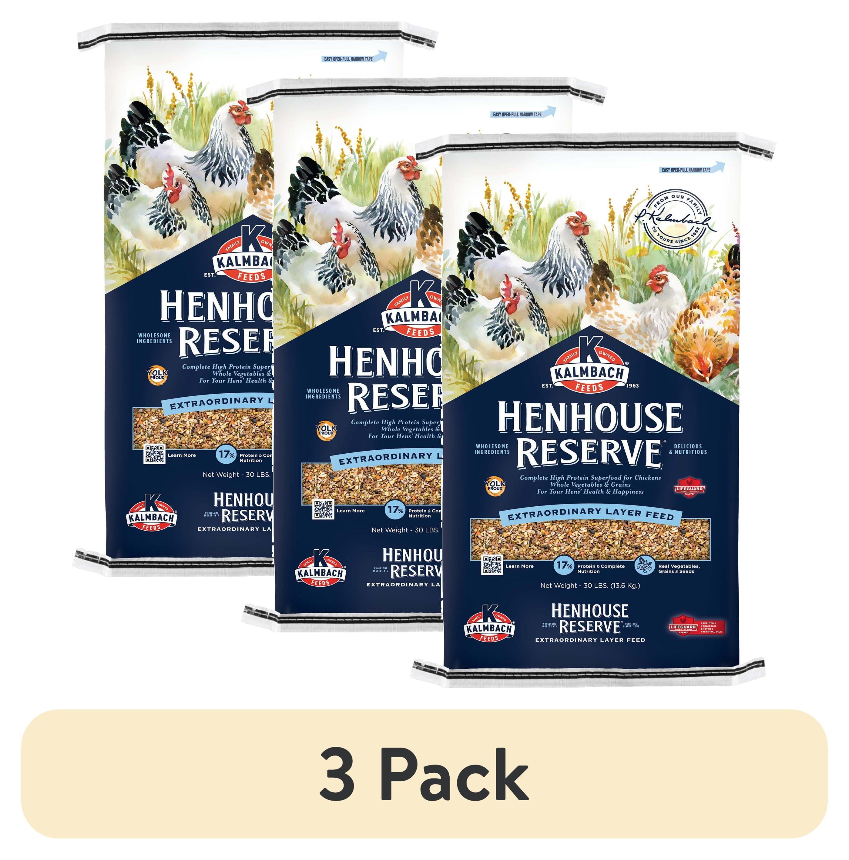 Henhouse Reserve - Extraordinary Whole Grain Layer Feed for Chickens, 30 lb