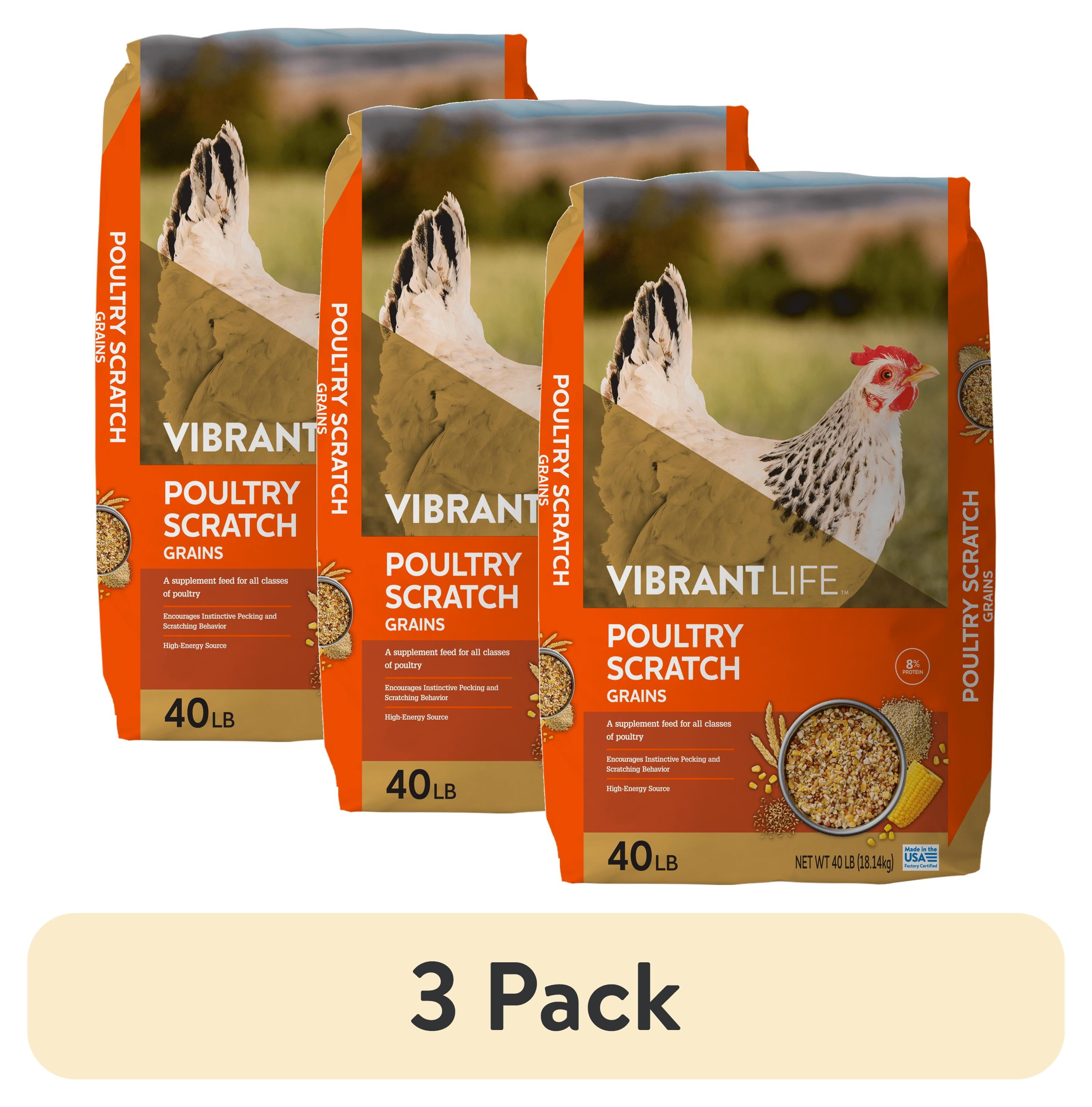 Poultry Scratch Grains, 40 lb Bag