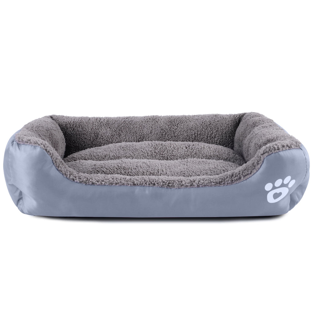 Dog Bed for Small Medium Large Dogs Puppy Cushion Kennel Pet Beds Rectangle, S