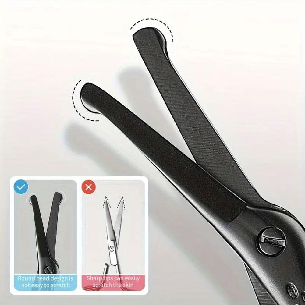 Nose Hair Trimmer with Precision s for Safe Grooming Compact Design for Travel Use Stainless Steel