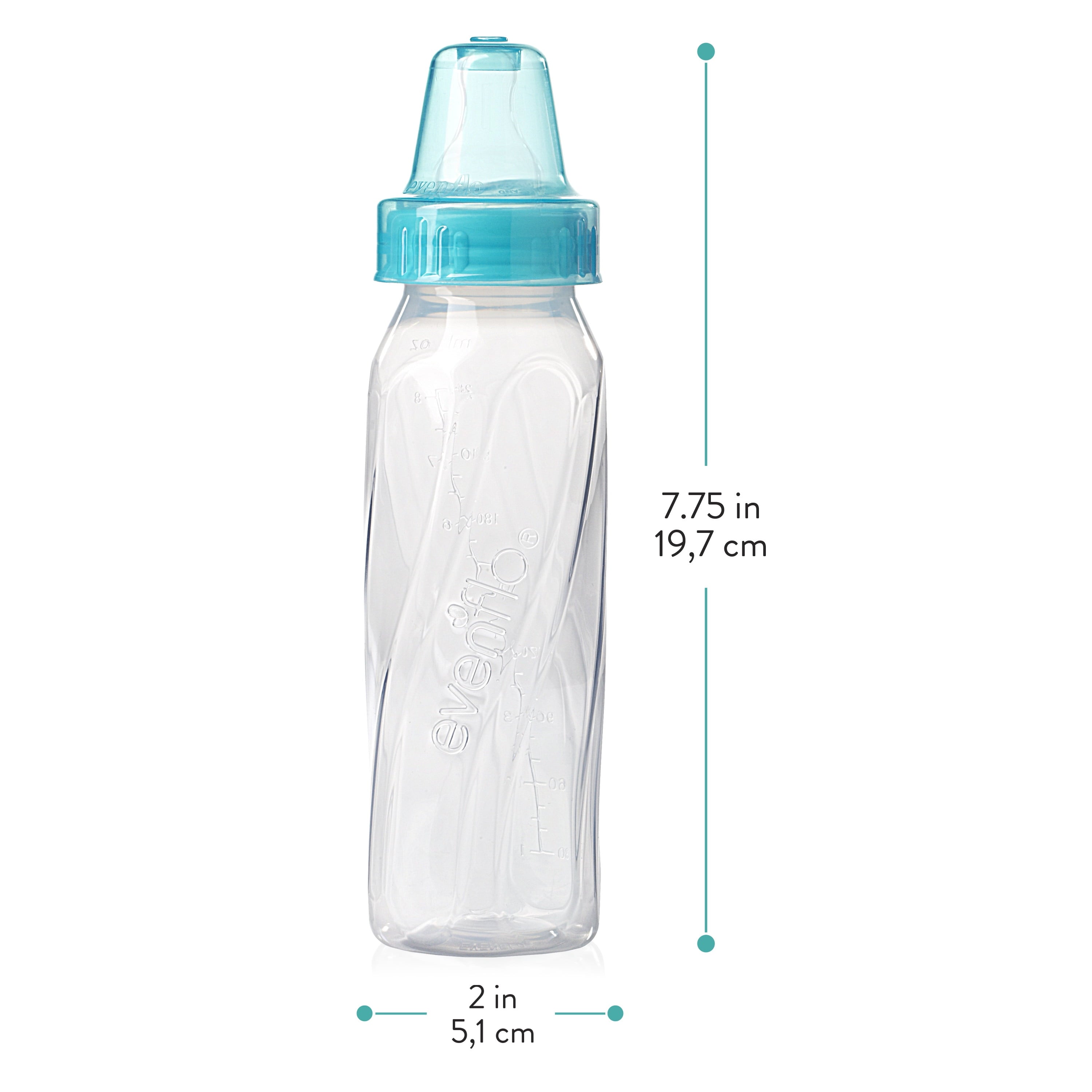 Feeding Classic Prints Baby Bottle, 8 oz, 12-Pack