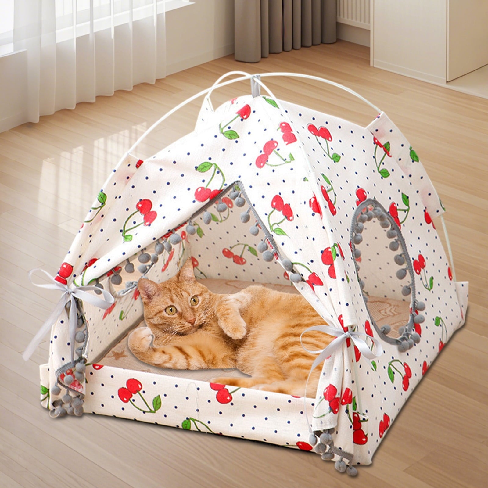 Clearance Dog Bed Medium Size Dogs, Cat Beds for Indoor Cats, Pet Bed for Puppy and Kitty, Washable, Extra , Anti-Slip Bottom