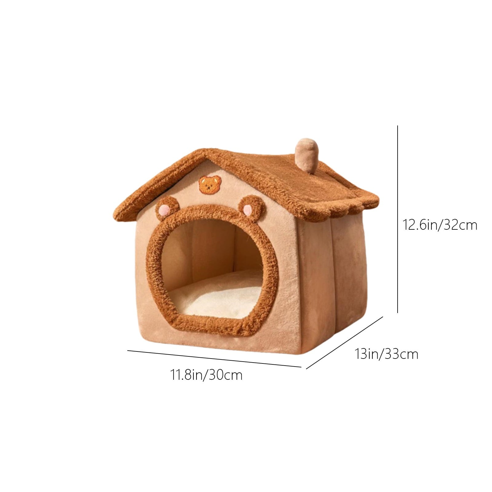 Clearance Dog Bed Medium Size Dogs, Cat Beds for Indoor Cats, Pet Bed for Puppy and Kitty, Washable, Extra , Anti-Slip Bottom