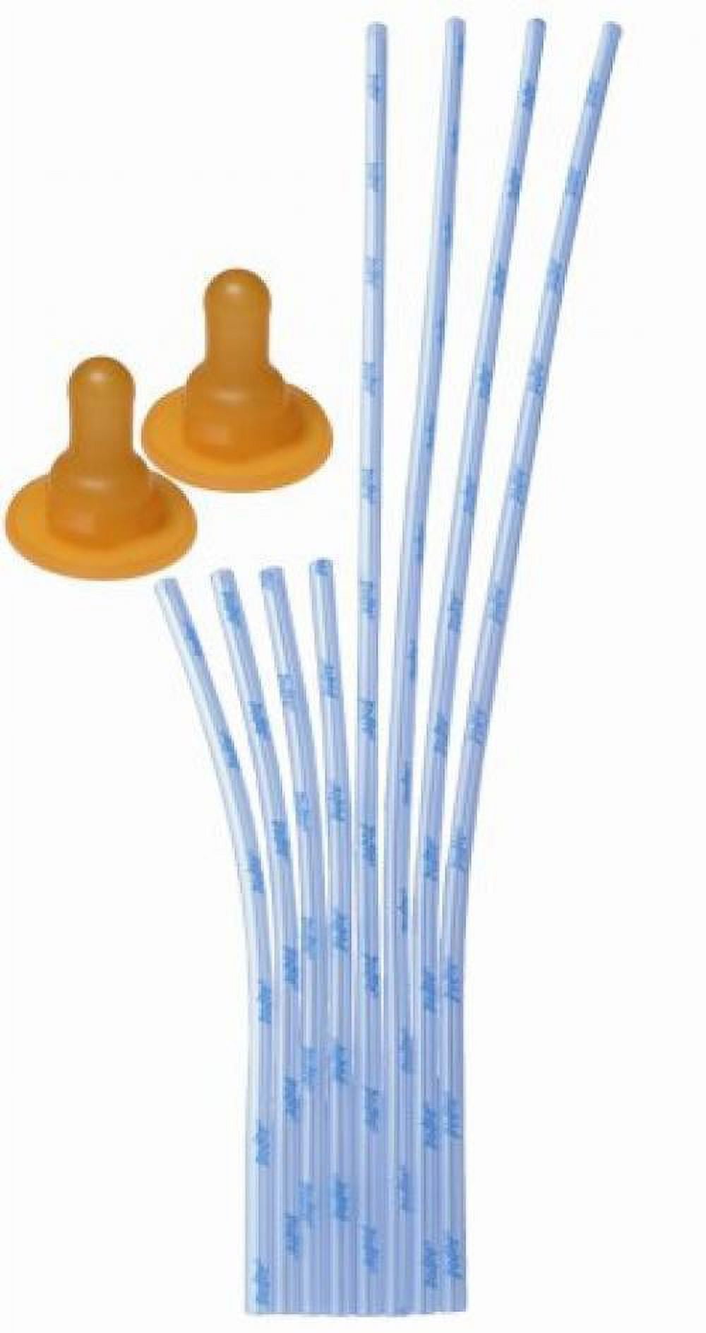 Hands-Free Baby Bottle - Self Feeding Baby Bottle Replacement Tube &amp; Nipple Kit (9 oz Bottles)