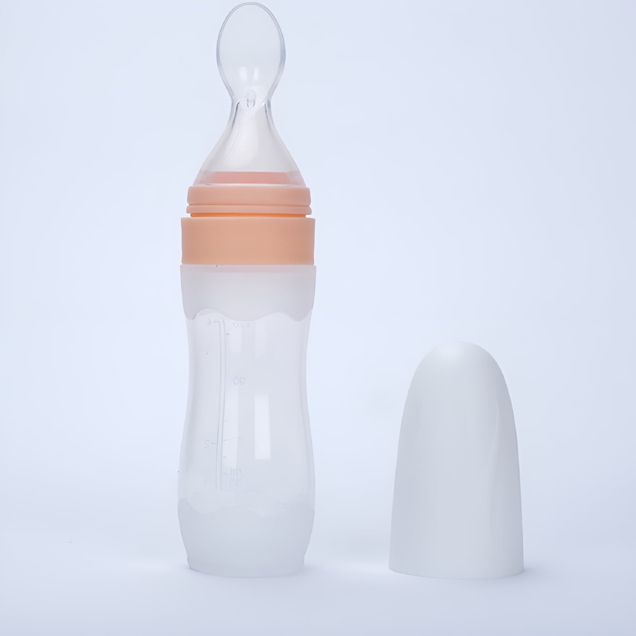ACDANC 120ml Rice Cereal Bottle Feeding Bottle with Silicone Teether Baby Food Feeder