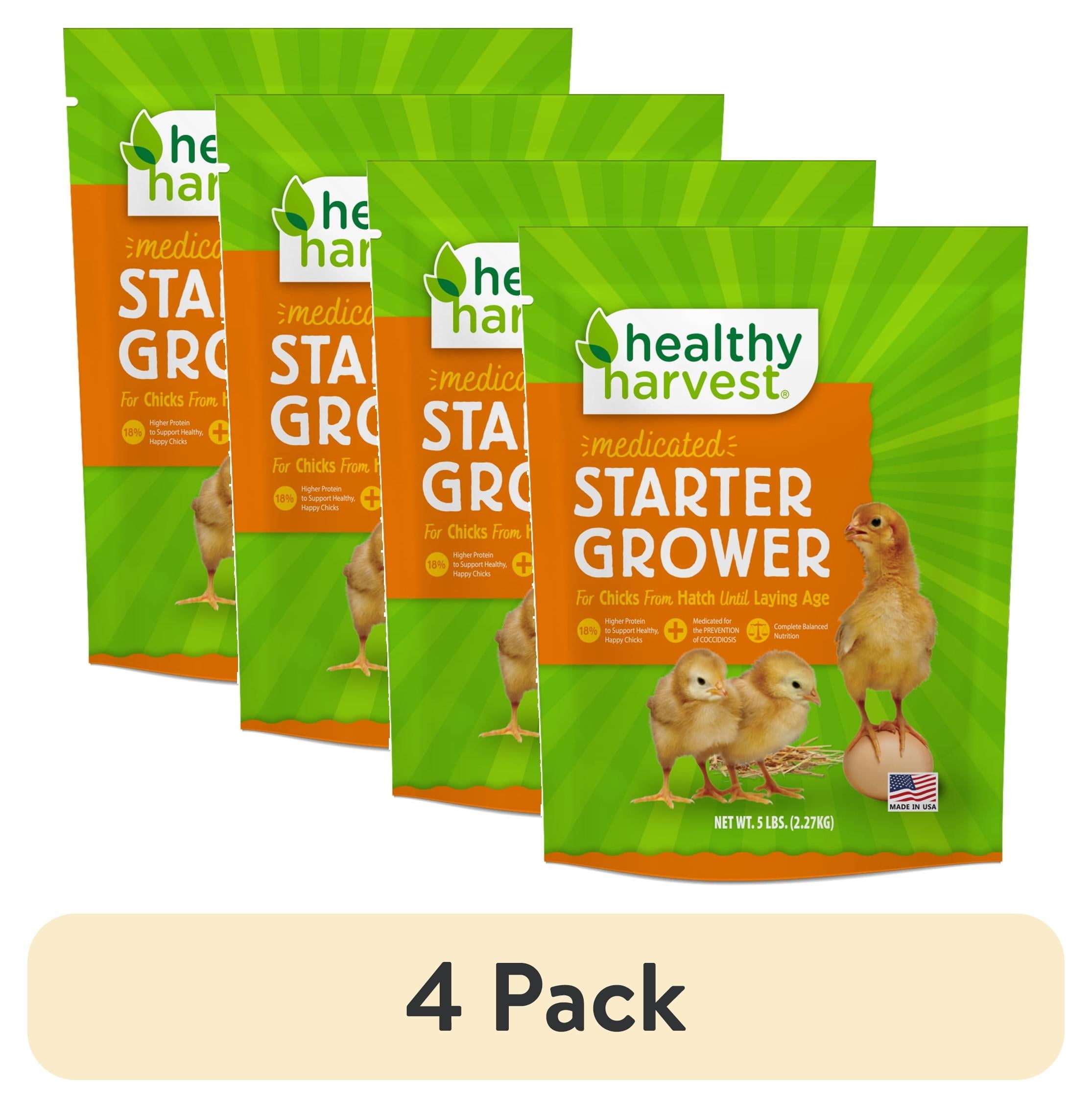 Medicated Starter Crumble Feed for Baby Chicks, 5 lb bag