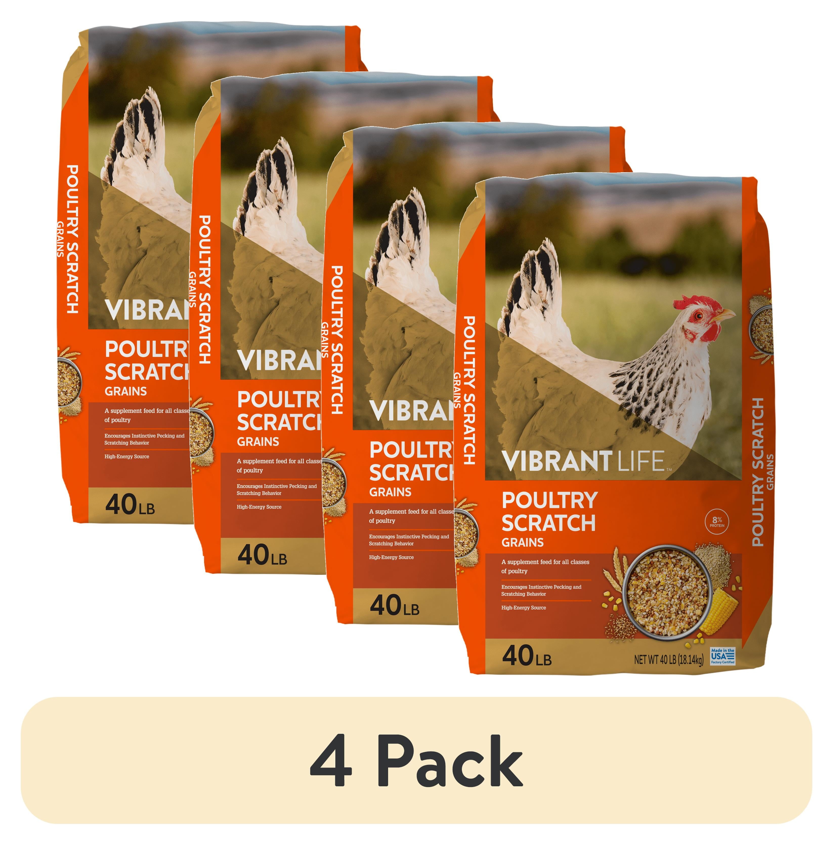 Poultry Scratch Grains, 40 lb Bag