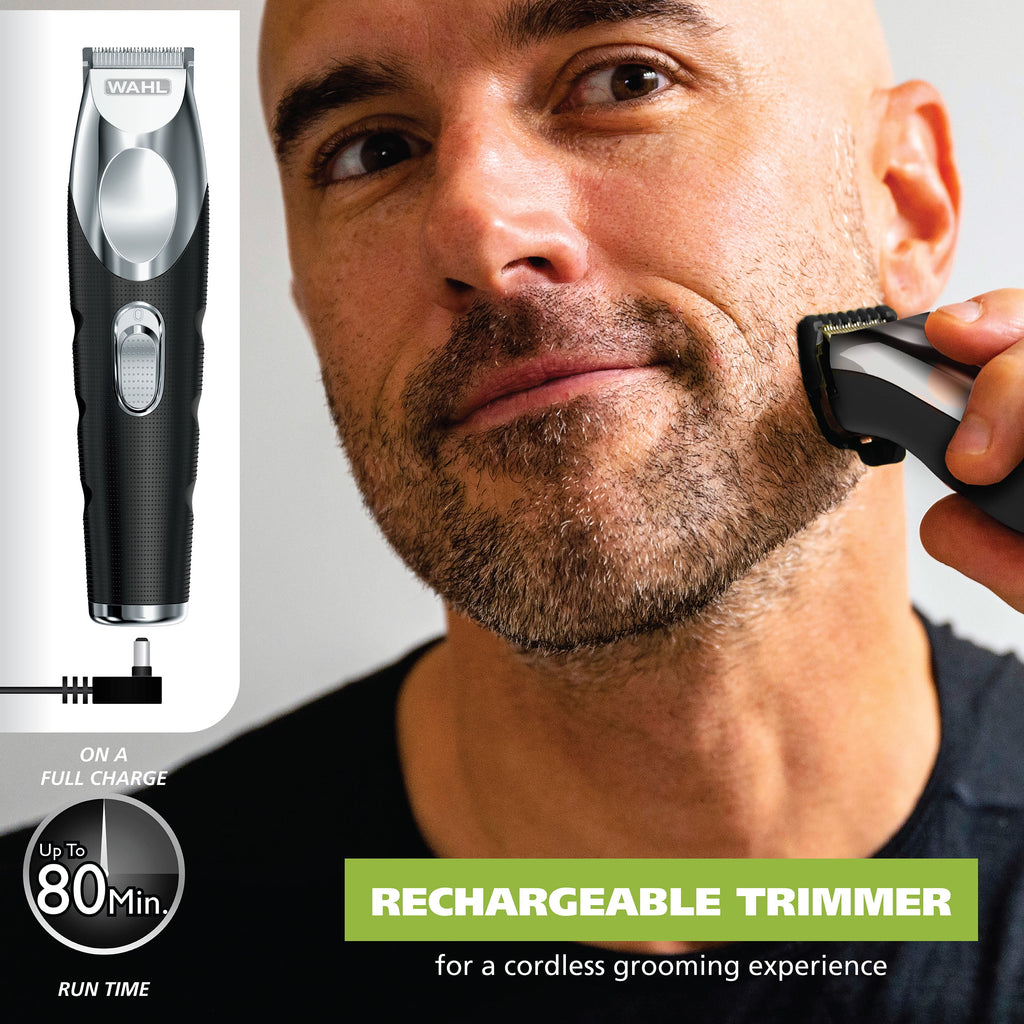 All-in-One Head-to-Toe Beard and Body Grooming Kit for Men, Lithium Trimmer, 3025773