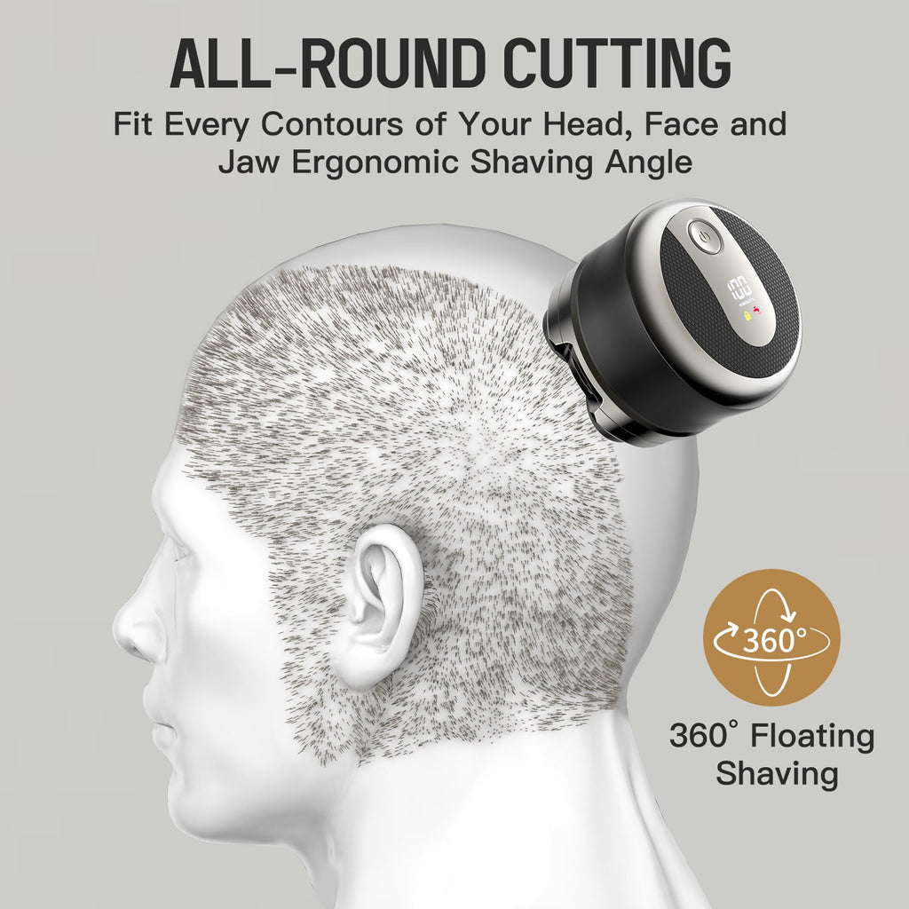 Body Hair Trimmer for Men,Manscape 3-in-1 Body Groomer Kit for Groin,IPX7 Wet/Dry Electric Shaver Razor,Grooming for Face and Body,USB &amp; Wireless Charging,Gifts for Men,Black