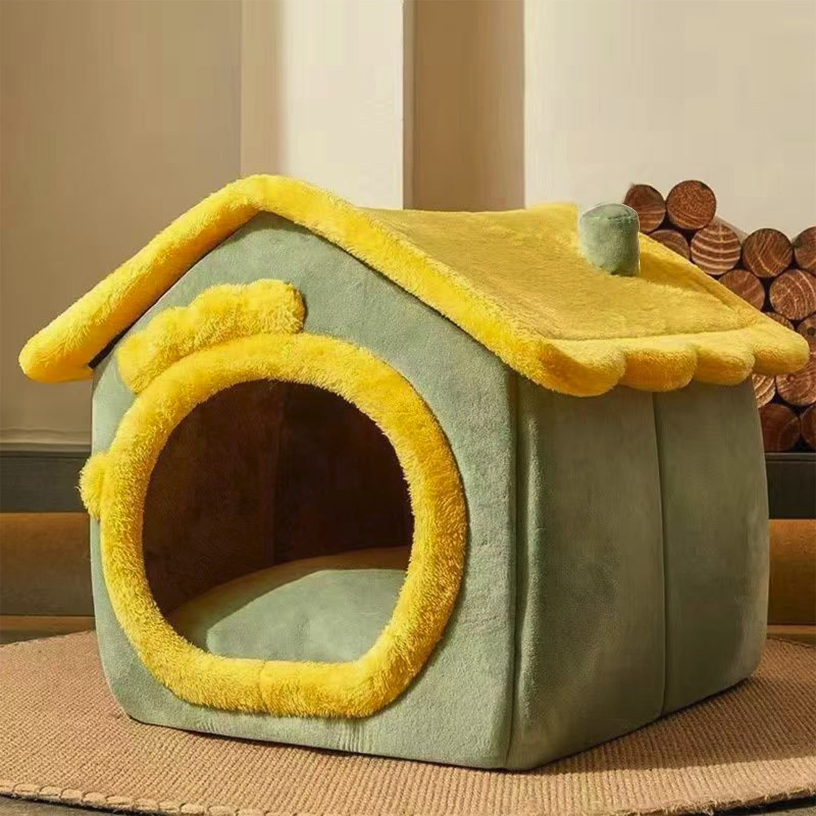 Clearance Dog Bed Medium Size Dogs, Cat Beds for Indoor Cats, Pet Bed for Puppy and Kitty, Washable, Extra , Anti-Slip Bottom
