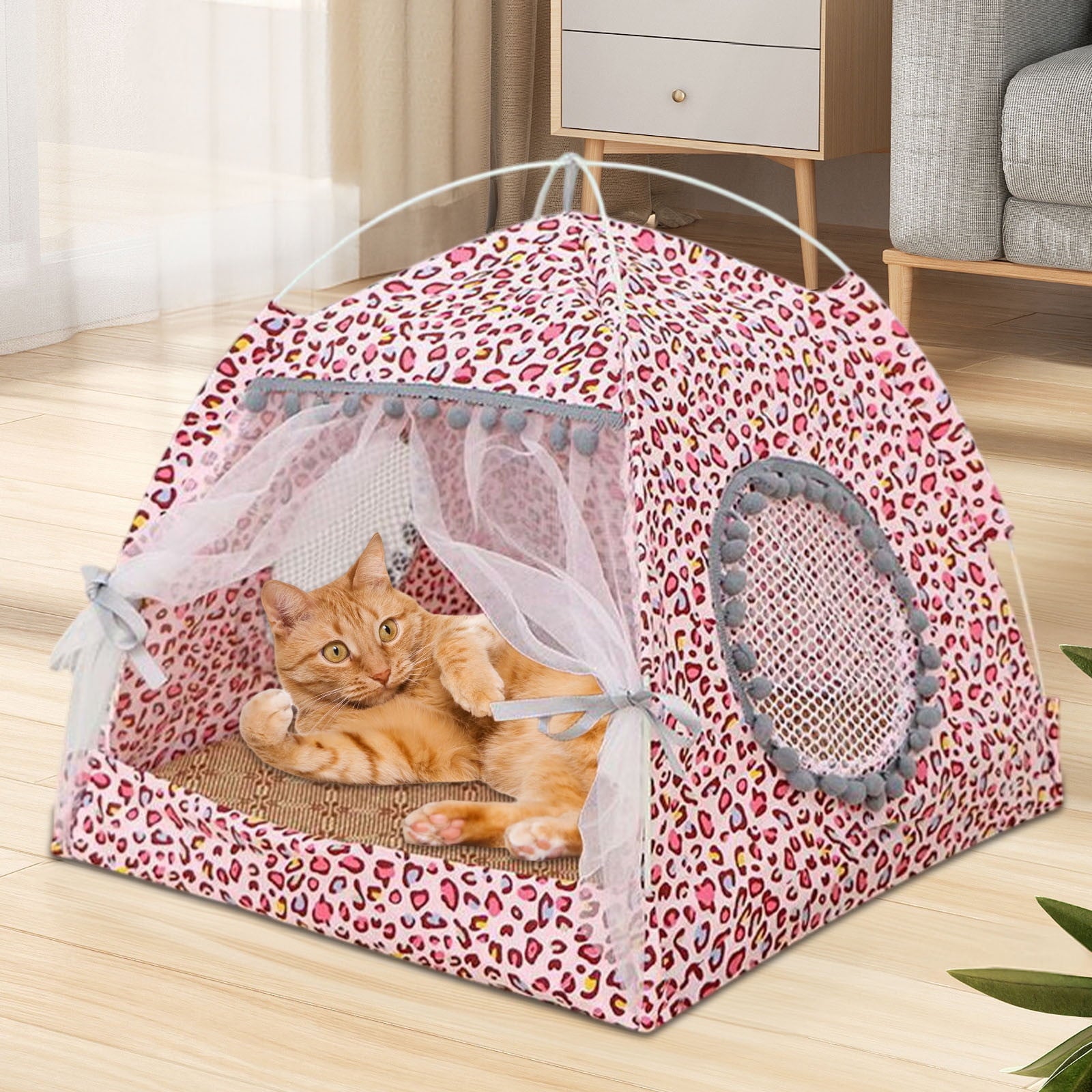 Clearance Dog Bed Medium Size Dogs, Cat Beds for Indoor Cats, Pet Bed for Puppy and Kitty, Washable, Extra , Anti-Slip Bottom