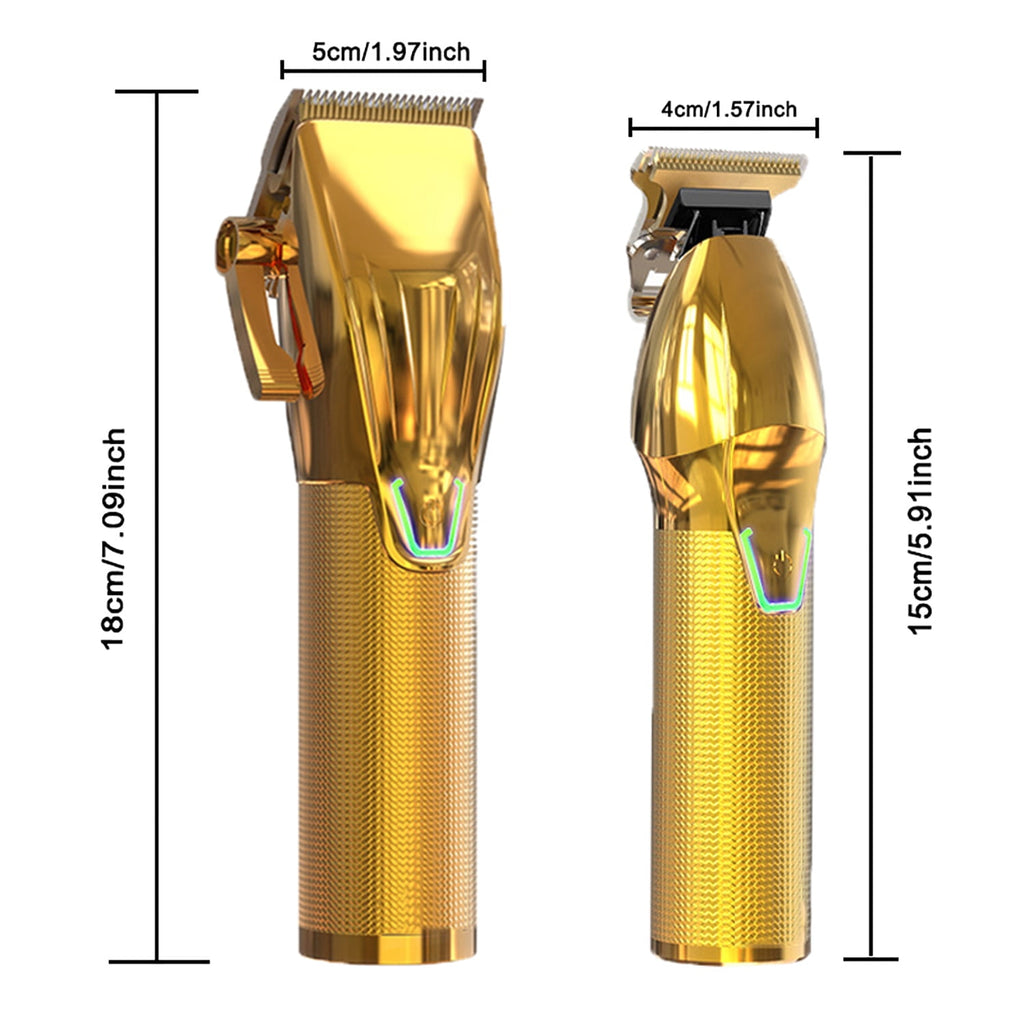Barber Clippers and Trimmer Set for Haircut Electric Grooming, Gifts for Men