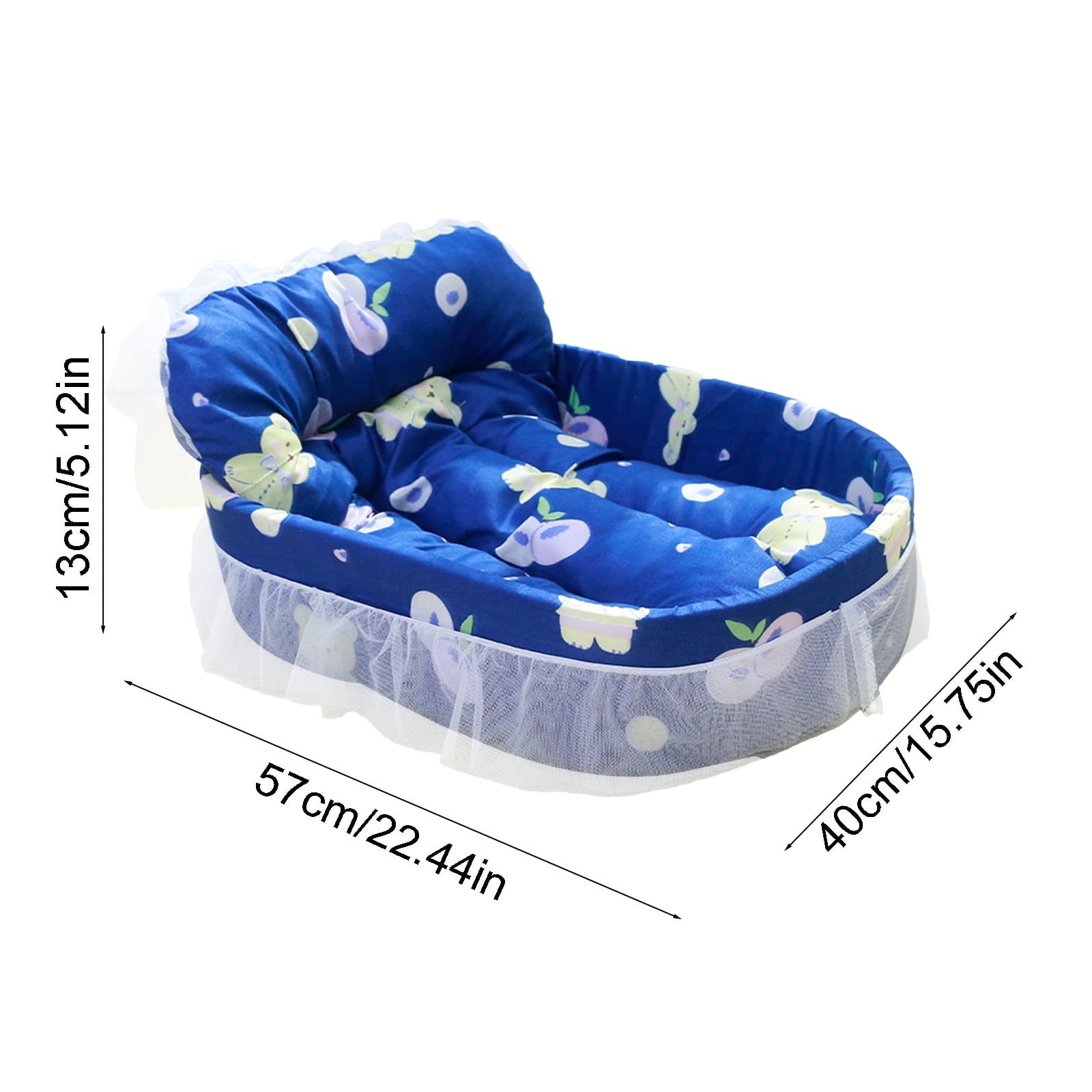 Clearance Dog Bed Medium Size Dogs, Cat Beds for Indoor Cats, Pet Bed for Puppy and Kitty, Washable, Extra , Anti-Slip Bottom